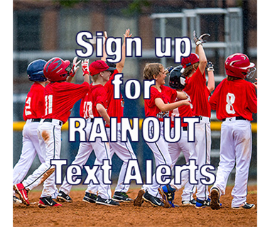 Sign Up for Rain Out Text Alerts